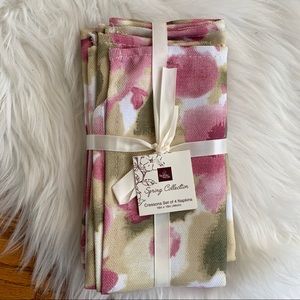 Homewear Cressona 4-Pc. Napkin Set floral color